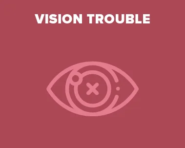 Polyglobulie de Vaquez symptôme : vision trouble